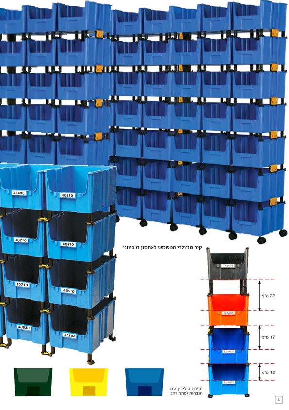 Modular Plastic Storage System ליגום LG